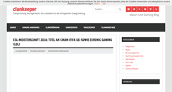 Desktop Screenshot of clankeeper.de