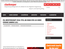 Tablet Screenshot of clankeeper.de
